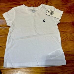 White t-shirt polo